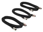 Samson MC18 18' XLR to XLR Microphone Cable 3-Pack Front View